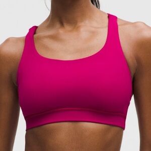 Lululemon energy  Sports Bra

Color - calypso pink 

Size 6 

Great condition